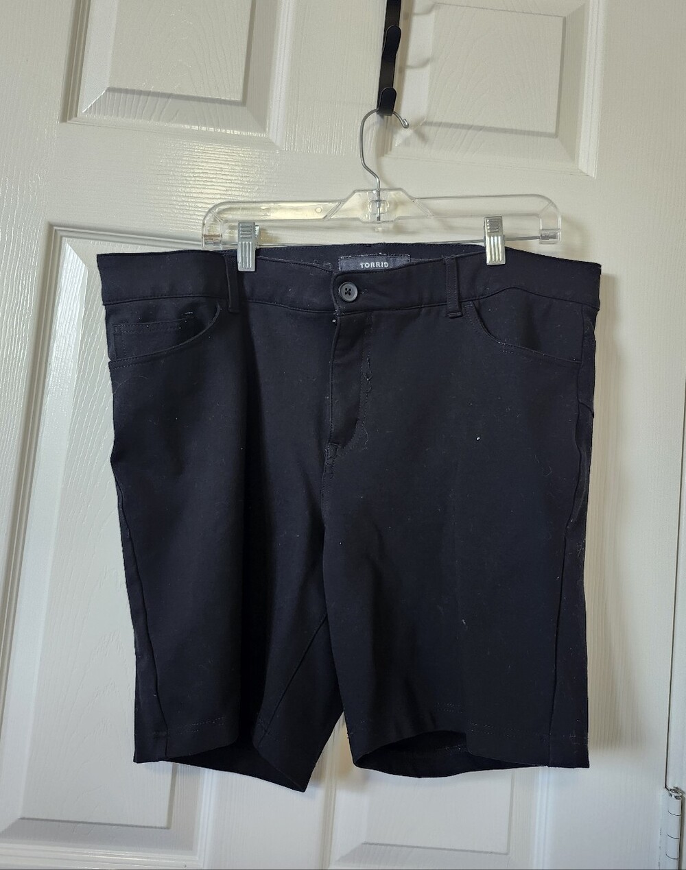 torrid Black Stretch Bermuda Shorts 20